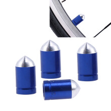 8Pièces Bouchons Pneu Bleu Anodisé Protège Valve Étanche