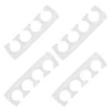 6Paires Séparateurs D'orteils Silicone Transparent Confort Pour Pieds