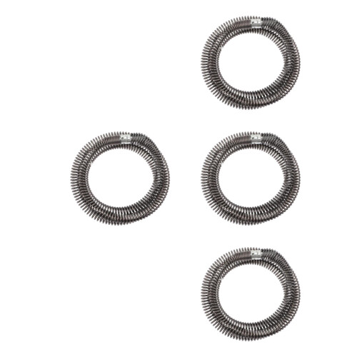 4Pièces Accessoires Nettoyage Canalisations Acier Durable Noir 2