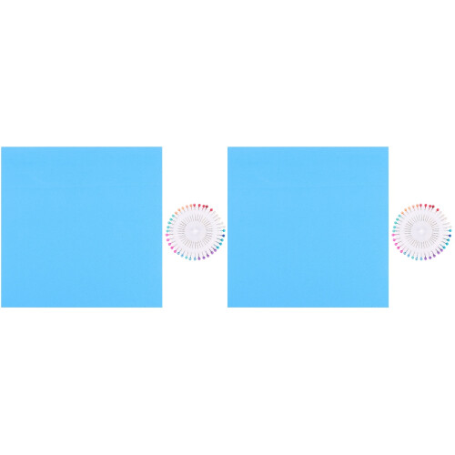 2Ensembles Plaques Kumihimo Carrées Bleues Pour De Bracelets 1