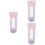 3Pièces Instrument Mesure Pied Précis Usage Violet 8