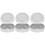 3Pcs Compact White Brace Retainer Box Durable Mouth Guard Container 4