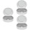 3Pcs Compact White Brace Retainer Box Durable Mouth Guard Container 6