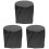 3Pièces Protection Pour Heavy Bag Boxe Extérieur Noir 4