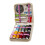 2Sets Portable Sewing Storage Box Assorted Color Cotton Metal Plastic 9
