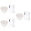 3Ensembles Bols Mélange Silicone Accessoires DIY Masques 7