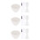 3Ensembles Bols Mélange Silicone Accessoires DIY Masques 8