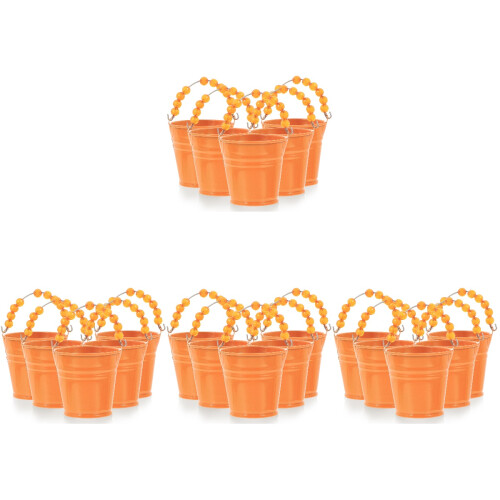 20Pièces Mini Seaux Orange Pour Décoration Jouets 1