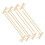 16Pièces Râteaux Mini Zen Bambou Beige Pour 4