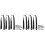 6Pièces Fixations TV Polypropylène Noir Support Protection Maison 2
