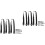6Pièces Fixations TV Polypropylène Noir Support Protection Maison 4