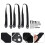 6Pièces Fixations TV Polypropylène Noir Support Protection Maison 9