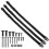 6Pièces Fixations TV Polypropylène Noir Support Protection Maison 11