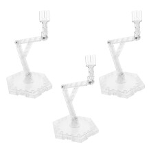 2Stk Action Figure Klar ABS Display Halter Für Puppen