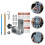 1Ensemble Guide De Trou Incliné Acier Rapide Pour Bricolage 9
