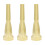 3Pièces Embouts Trompette Dorés Durables Accessoires De Remplacement 6