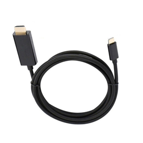 2Stk Type-C Kabel 4K Ultra Video, Schwarz, Plug & Play Datenkabel
