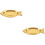 2Pièces Assiette Poisson Acier 6