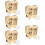 5Ensembles Boîte Collection Dents Bébé Bois Clair Transportable 11