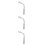 3Stk Kupplungs Einstellschrauben Robust Aluminium Silber 7