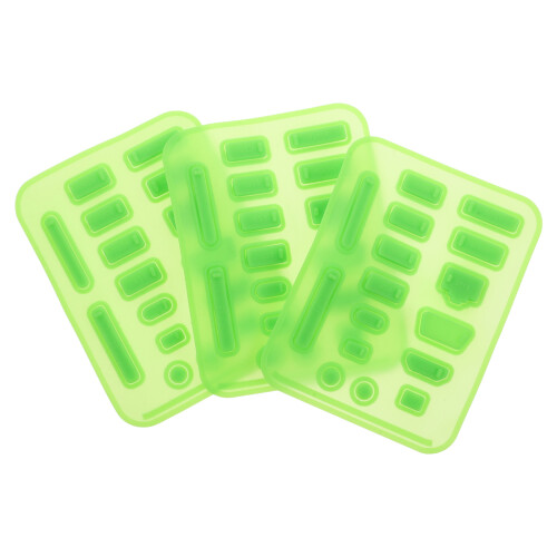 12Ensembles 16 Caches Ports USB C Vert Silicone Protection 1