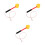 3Pcs Yellow Plastic Hammer Toy for Kids Interactive Pounding Game 4