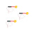 3Pcs Yellow Plastic Hammer Toy for Kids Interactive Pounding Game 5
