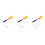3Pcs Yellow Plastic Hammer Toy for Kids Interactive Pounding Game 6
