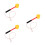 3Pcs Yellow Plastic Hammer Toy for Kids Interactive Pounding Game 8