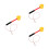 3Pcs Yellow Plastic Hammer Toy for Kids Interactive Pounding Game 10