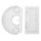 8Pcs Compact Clear Plastic Pool Ball Position Markers for Cue Accuracy 3