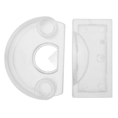 8Pcs Compact Clear Plastic Pool Ball Position Markers for Cue Accuracy 2