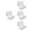 8Pcs Compact Clear Plastic Pool Ball Position Markers for Cue Accuracy 4