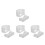 8Pcs Compact Clear Plastic Pool Ball Position Markers for Cue Accuracy 8