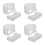 8Pcs Compact Clear Plastic Pool Ball Position Markers for Cue Accuracy 10