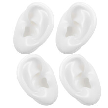 6Paires Modèles Oreilles Silicone Entraînement Réaliste Piercing