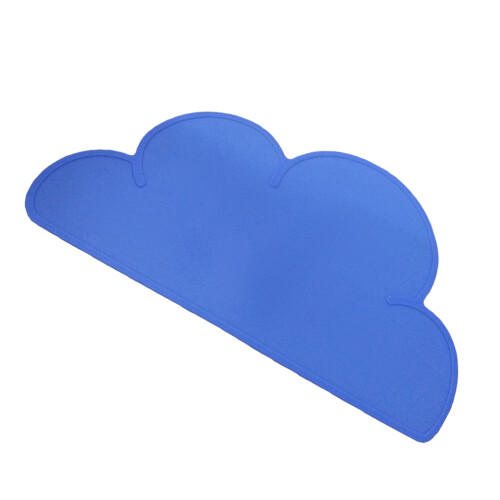 3Pcs Pink Cloud Placemat Silicone Heat-Resistant Dining Table Mats