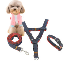 3Pcs Dog Traction Rope Harness in Red to Prevent Pulling
