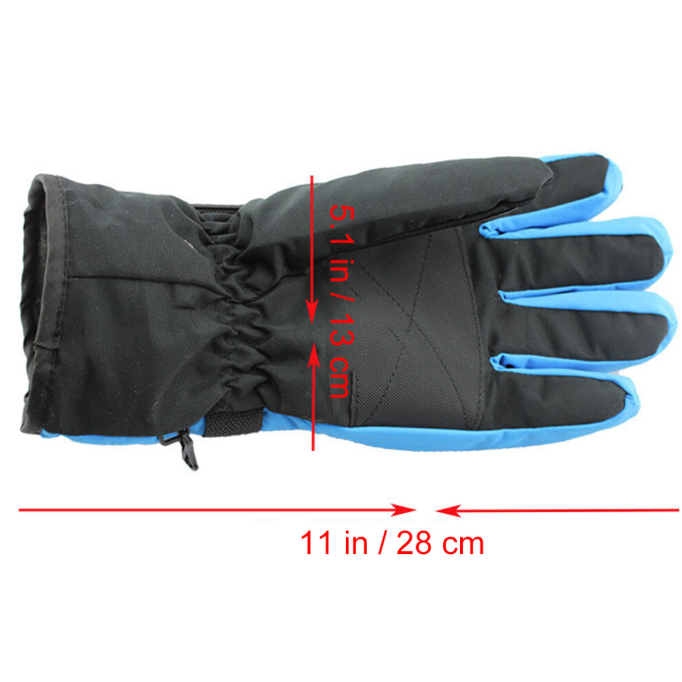 3St Winddichte Ski Gloves Sportief Warm Met Verstelbare Band-image