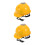 2Pcs Cooling Construction Safety Yellow Hard Hat with USB Fan 4