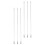 12Pcs Clear Tilt Rod Replacement with Hook for Vertical Window Blinds 2