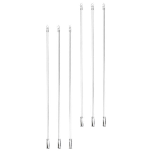 12Pcs Clear Tilt Rod Replacement with Hook for Vertical Window Blinds 1