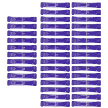 40pcs 10ml Travel Mouthwash Purple Whitening