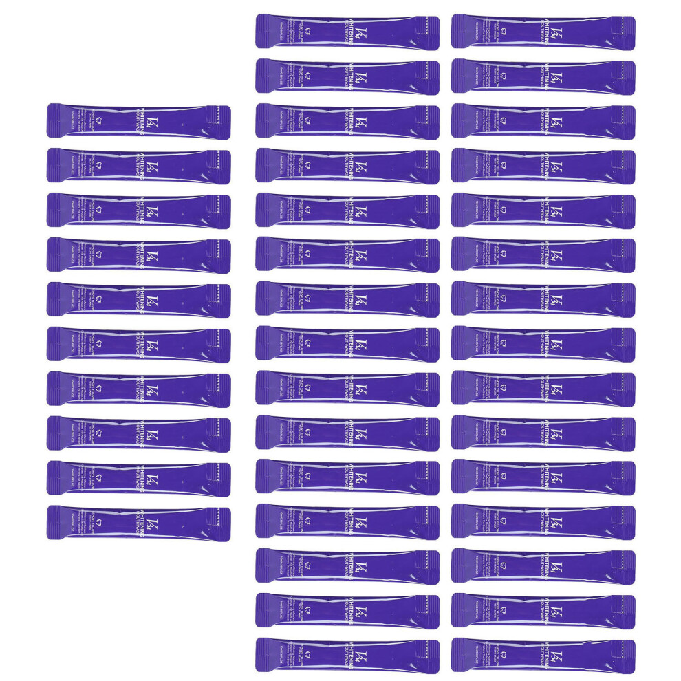 40pcs 10ml Travel Mouthwash Purple Whitening