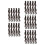 25Stk Langes Braunes Welliges Clip in Haar Extensions 3