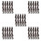 25Stk Langes Braunes Welliges Clip in Haar Extensions 5