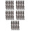 25Stk Langes Braunes Welliges Clip in Haar Extensions 7