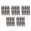 25Stk Langes Braunes Welliges Clip in Haar Extensions 8