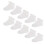 100Pièces Pieds Blancs Usage Matériau Cpe 2