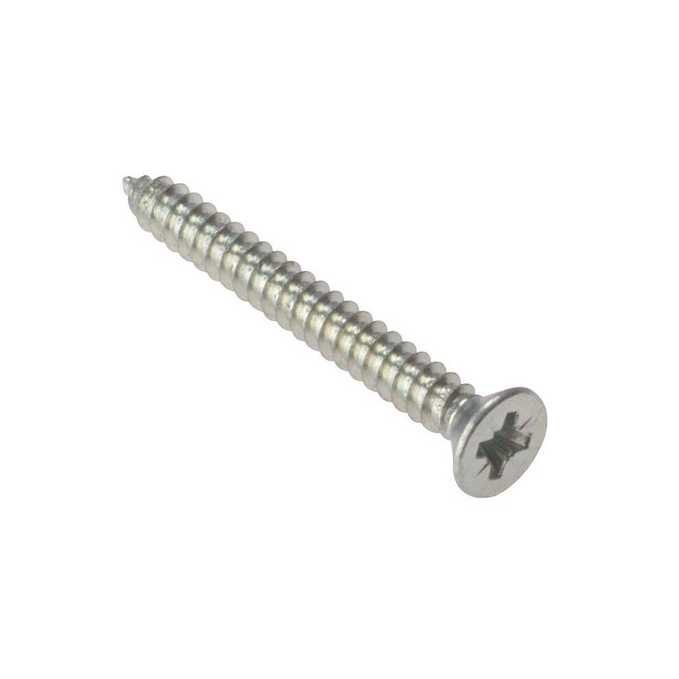Forgefix Self-Tapping Screws, Pozi, Csk, Zp 5063750489308